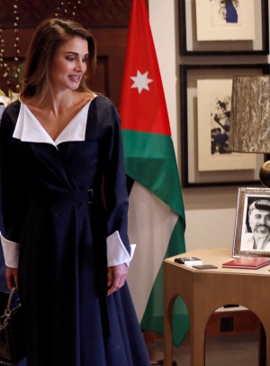  الملكة رانيا العبد الله  Jordan3