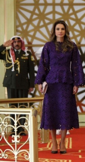  الملكة رانيا العبد الله  Jordan4