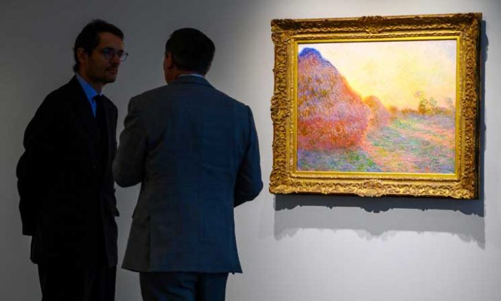 بيع لوحة لـ كلود مونيه بـ110 7 مليون دولار في مزاد بنيويورك القدس العربي