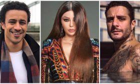 هيفاء وهبي وأحمد الفيشاوي ومحمد حماقي في صورة واحدة تحضيرا لفيلم جديد – (شاهد)