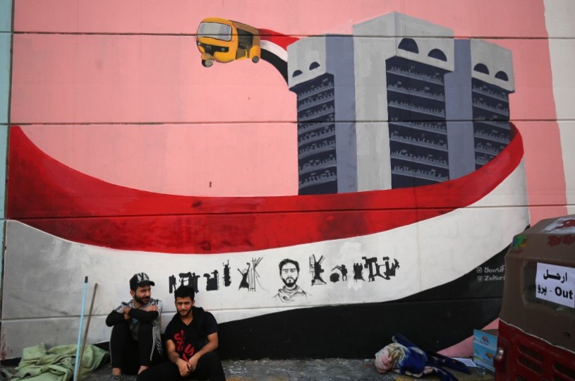 الألوان لغة الثورة على جدران بغداد- (صور)  24-1