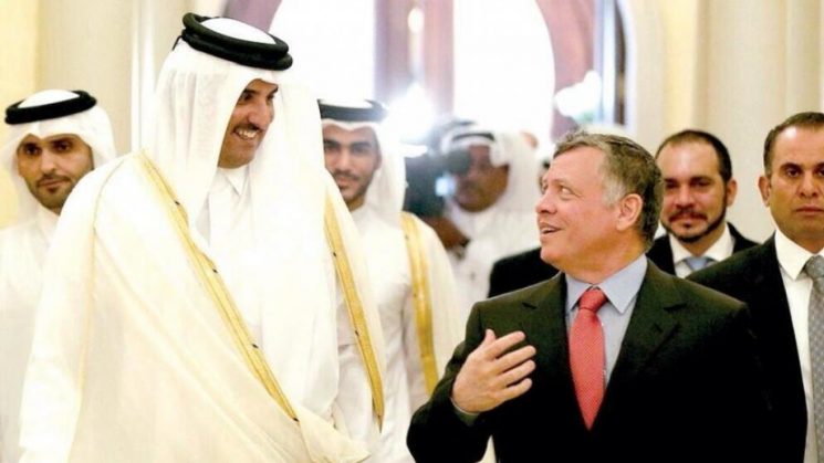 عاهل الأردن وأمير قطر يبحثان تطورات المنطقة ومواجهة كورونا