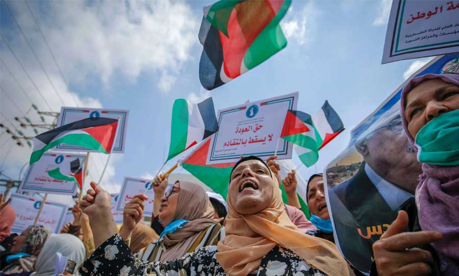 المرأة الفلسطينية أيقونة الكفاح الوطني