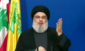 نصر الله يطل على وقع تحليق كثيف للطيران الحربي الإسرائيلي: عندما تقرر إيران الرد عسكريا سترد