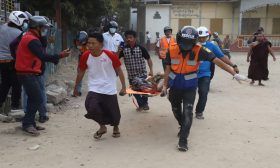 قتيلان و10 جرحى خلال احتجاجات مناهضة للانقلاب في ميانمار