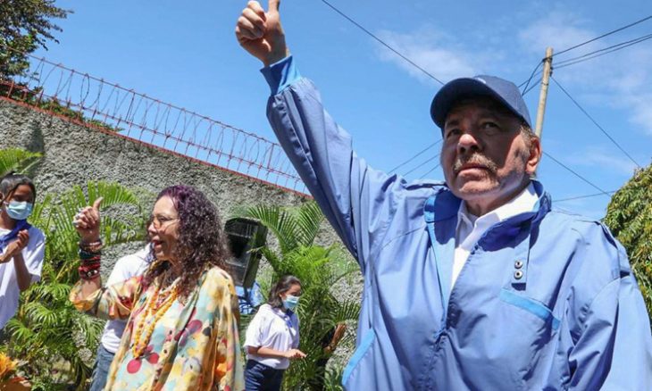 رئيس نيكاراغوا دانيال أورتيغا يعلن فوزه بالانتخابات الرئاسية المثيرة للجدل