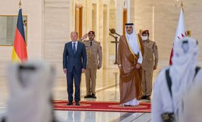 أمير قطر ومستشار ألمانيا يعربان عن تطلعهما لتعزيز العلاقات بين البلدين- (صور)