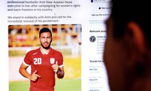 نقابة لاعبي كرة القدم المحترفين تعرب عن “صدمتها” لمواجهة لاعب إيراني خطر الإعدام