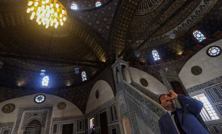 افتتاح اقدم مسجد عثماني في قلعة صلاح الدين 21ipj-9