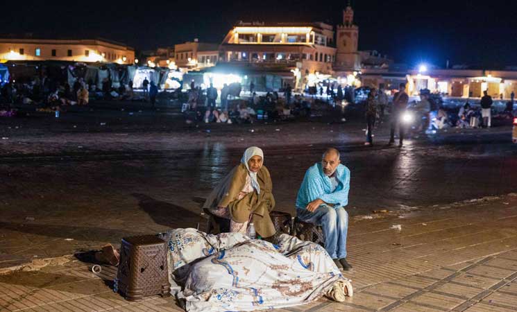 صور من زلزال المغرب 39ipj