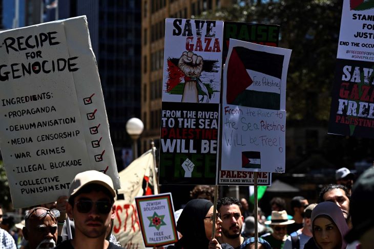 مشاركة الآلاف في مسيرات مؤيدة للفلسطينيين في أستراليا ـ (صور وفيديوهات)