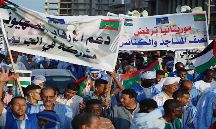موريتانيا: الاحتجاجات تتواصل وفتوى بوجوب الجهاد ومطالبة بإعمار غزة