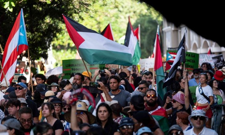 مظاهرات في بورتريكو وتكساس تنديداً بالعدوان الإسرائيلي  20231112221653afpp-afp_343f28r.h-1-730x438