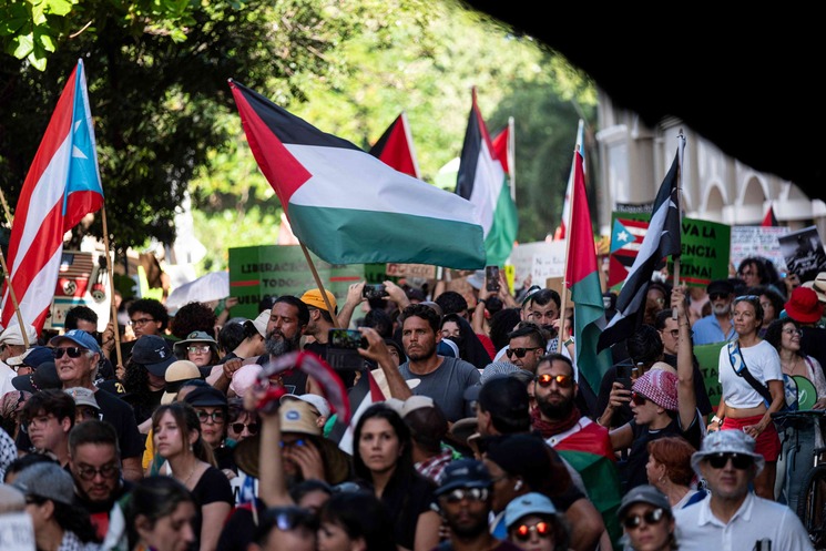 مظاهرات في بورتريكو وتكساس تنديداً بالعدوان الإسرائيلي على غزة- (صور)