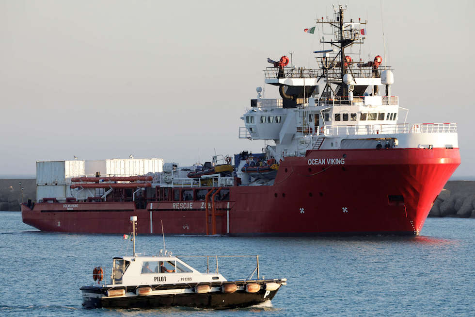السلطات الإيطالية تحتجز سفينة أوشن فايكينغ 20 يوما