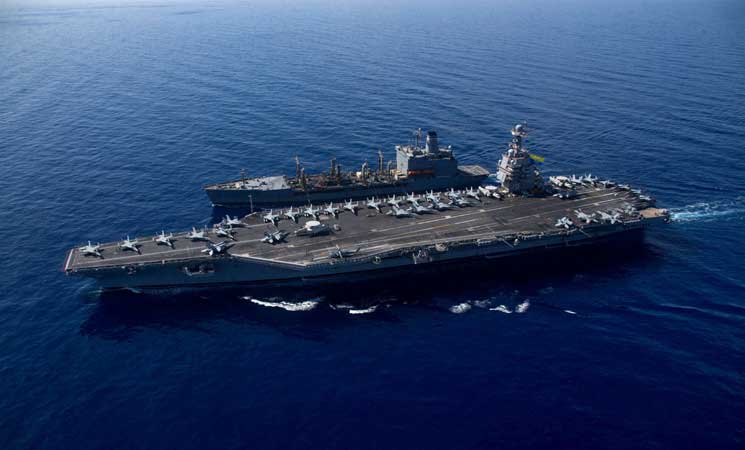 البحرية الأمريكية تعلن مغادرة حاملة الطائرات “فورد” المتوسط خلال أيام بعد أشهر من التمركز لحماية إسرائيل- (تدوينة)