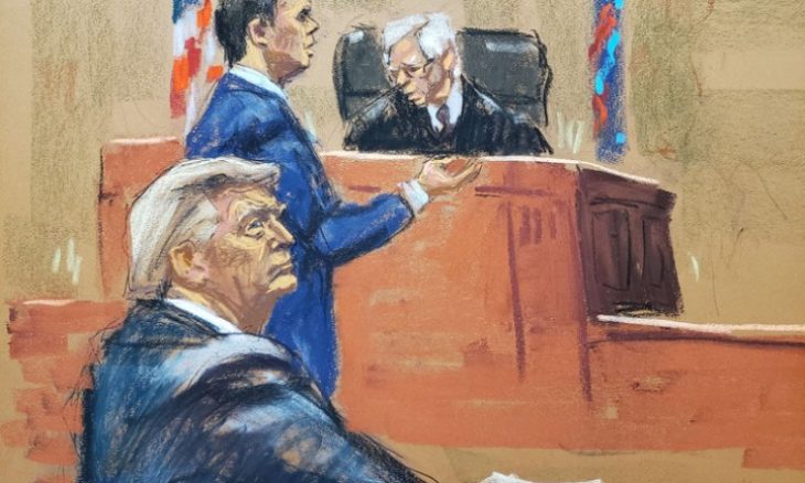 ترامب يمثل أمام محكمة في نيويورك بتهمة التشهير في خضمّ الانتخابات التمهيدية