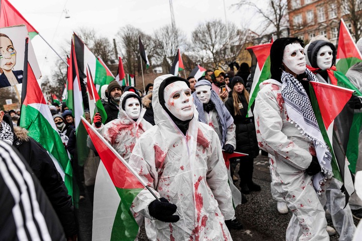 “كل الدنمارك في الشوارع من أجل فلسطين”- (صور)
