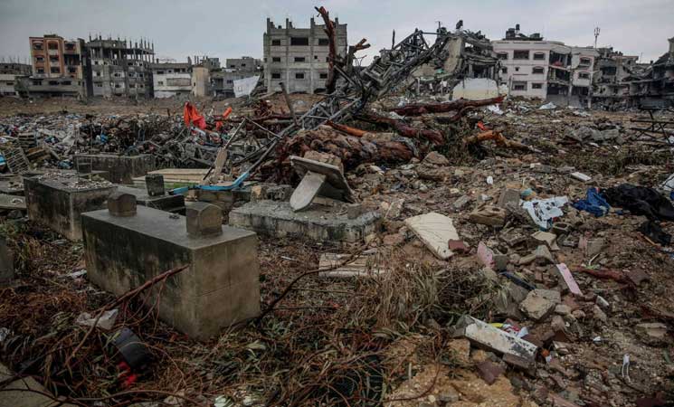 لا راحة للشهداء في قطاع غزة- (صور)