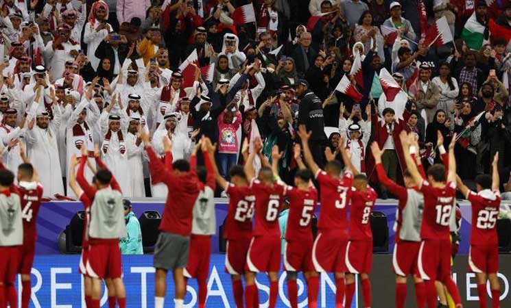 قطر تواجه إيران وعينها على التأهل للنهائي للمرة الثانية على التوالي في أمم آسيا