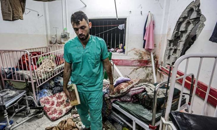 وزارة الصحة: ثاني أكبر مستشفى في غزة “خرج عن الخدمة”