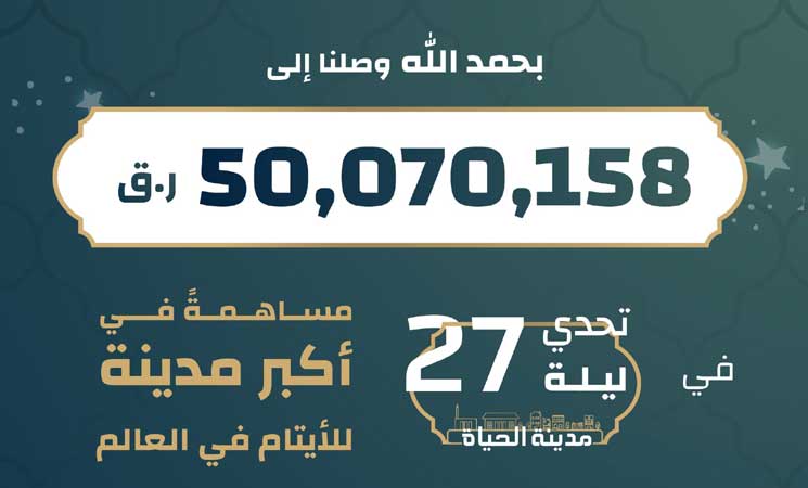 محسنون في قطر يجمعون 50 مليون ريال خلال 3 ساعات لبناء أكبر مدينة أيتام في العالم- (فيديو)