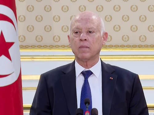 تونس.. سعيد يطالب بسرعة محاكمة المتهمين بـ”التآمر على أمن الدولة”- (فيديو)