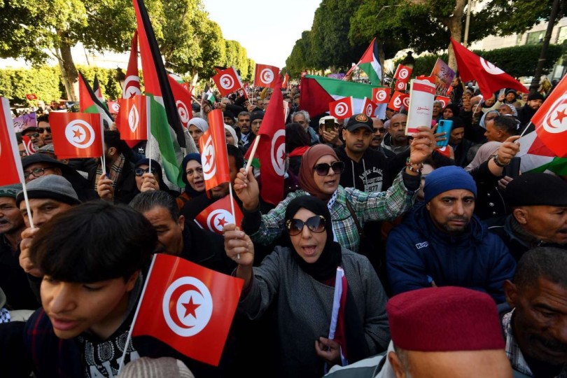 أسبوع طوفان الجامعة: طلبة تونس ينتفضون نصرة لغزة
