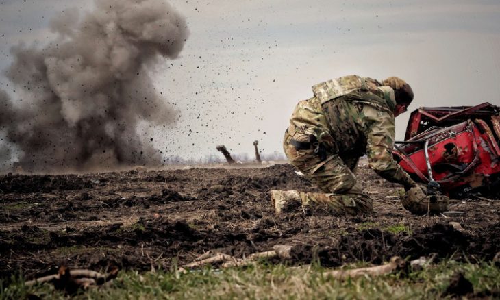 صواريخ روسية تدمر موقع منصات صواريخ أمريكية في شرق أوكرانيا