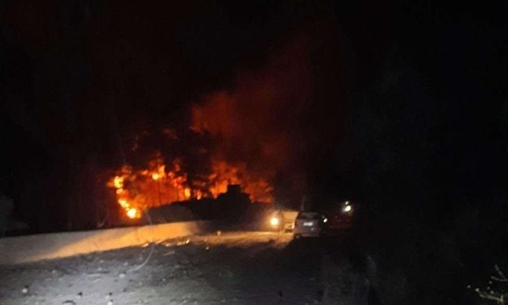 إسرائيل تقصف معبري العريضة والدبوسية على حدود سوريا ولبنان