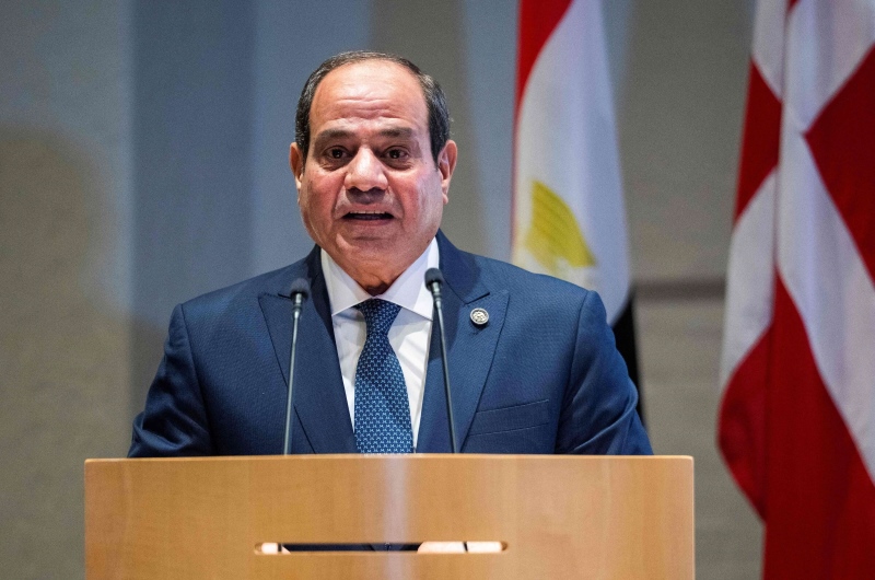 السيسي يلتقي رئيس الكونغرس اليهودي العالمي ويشدد على رفض تهجير الغزيين