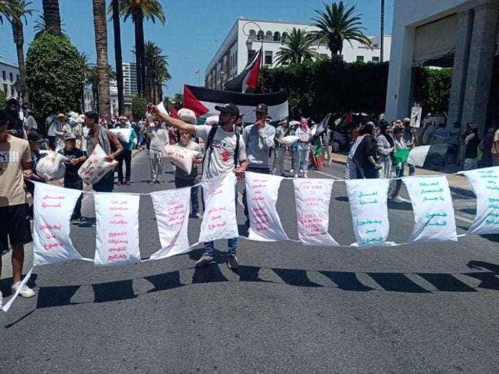 المغرب.. المئات يطالبون بوقف تجويع غزة- (فيديو)