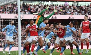 مارتينيلي ينتزع التعادل 1-1 لأرسنال أمام مانشستر سيتي بهدف متأخر