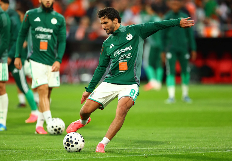 منتخب الجزائر يخوض مرانه الأول بكأس العالم في كانساس