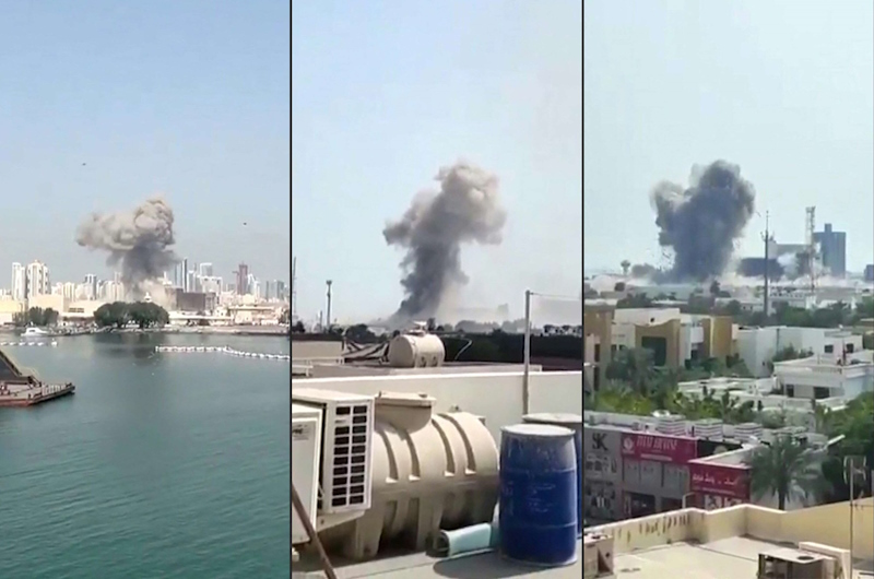 صحيفة: إيران ألحقت دمارا واسعا بمقر الأسطول الأمريكي في البحرين.. وواشنطن تفكر في تقليص وجودها بالسعودية والكويت والانتقال إلى إسرائيل