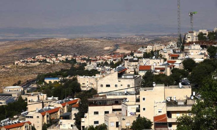 イスラエル入植地　(AFP)