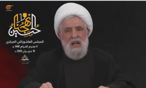 قاسم: مشروع إنهاء “حزب الله” سقط وإسرائيل ستخرج من لبنان- (فيديو)